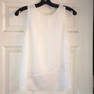 Gianni Bini white sleeveless blouse - XS